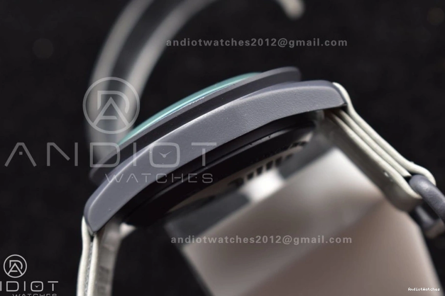 Moonwatch 1180 Omega Mission Strap Swatch on Quartz Breathable Mercury to Bioceramic x Nylon 0225